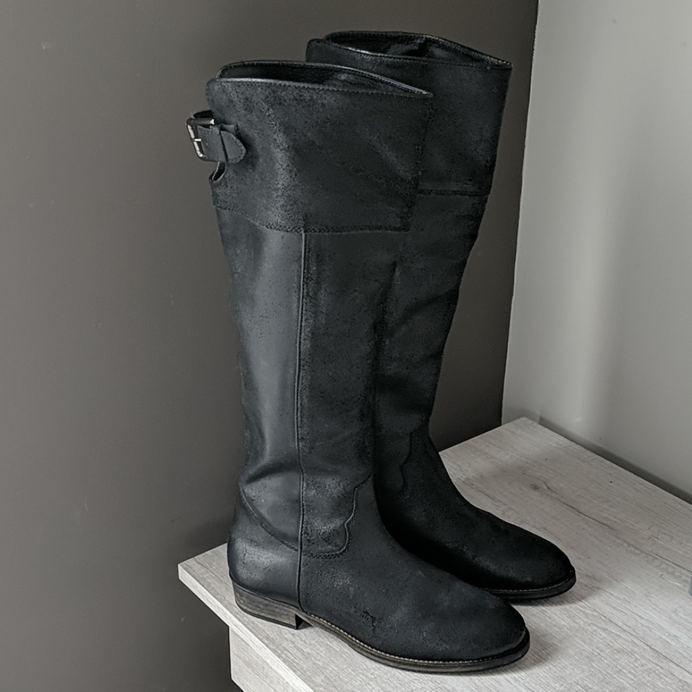 B.P. tall leather boots